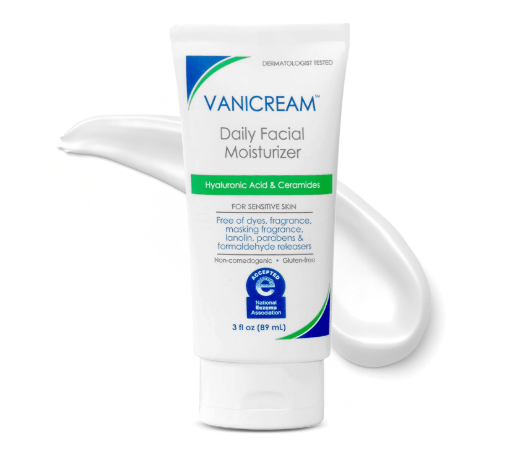 Vanicream Daily Facial Moisturizer With Ceramides and Hyaluronic Acid - Formulated Without Common Irritants for Those with Sensitive Skin