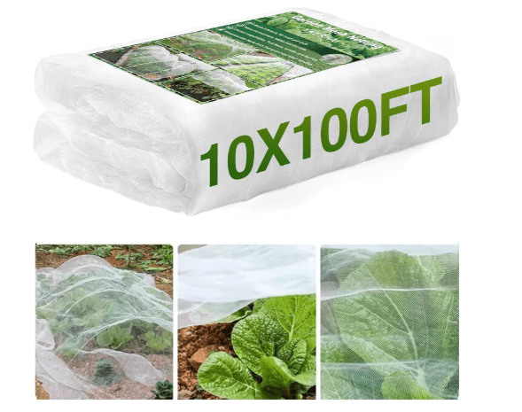 10 X100FT Garden Mesh Netting Barrier, Fruit Tree Plant Netting for Vegetable Blueberry Bushes Protection
