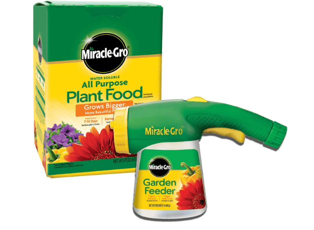 Miracle-Gro Water Soluble All Purpose Plant Food and Garden Feeder Bundle - Use on Flowers, Vegetables, 