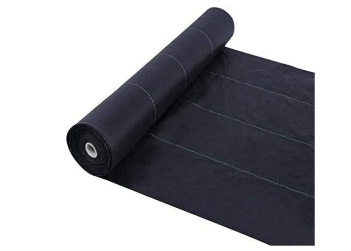 Agfabric 5x300ft Landscape Ground Cover Heavy PP Woven Weed Barrier,Soil Erosion Control stabilized, Plastic Mulch Weed Block