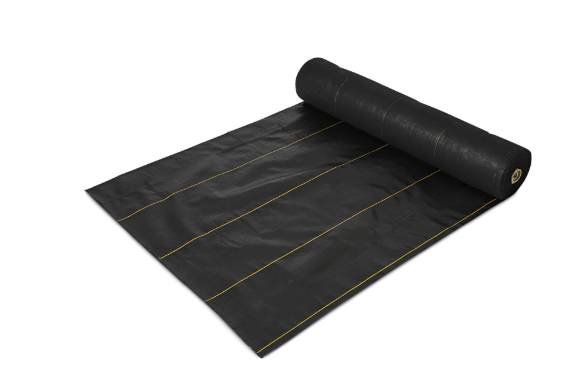 Dewitt Pro-5 Weed Barrier Fabric 5 oz, 4 x 250 Feet – Heavy-Duty Woven Landscape Ground Cover Mat for Raised Garden Bed, Greenhouse Gardening, Outdoor Landscaping, and Commercial Planting