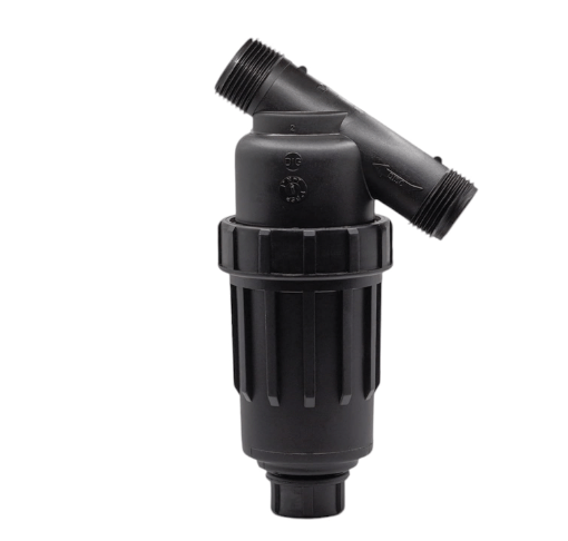 DIG P16-200 1" All-Purpose Heavy Duty Drip Irrigation Kit MPT Inline Y Filter with 200 Mesh Polyester Screen and Flush Cap for Residential, Commercial, and Agricultural Use