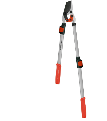 Corona Tools | Branch Cutter DualLINK Extendable Bypass Loppers | Tree Trimmer Cuts Branches up to 1 ¾-inches in Diameter | Handles Extend up to 37 ½inches | SL 4364, Silver