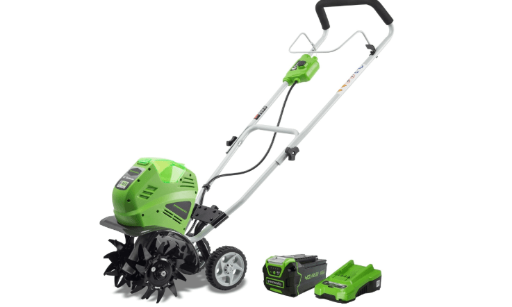 Greenworks 40V 10" Cordless Tiller / Cultivator, Tool Only