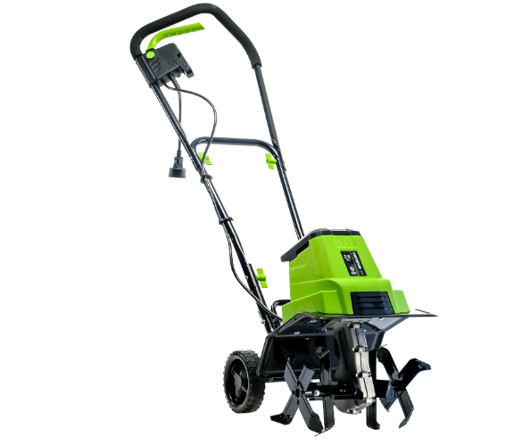 Earthwise TC70090 9-Amp 12-Inch Corded Electric Tiller/Cultivator, Green 