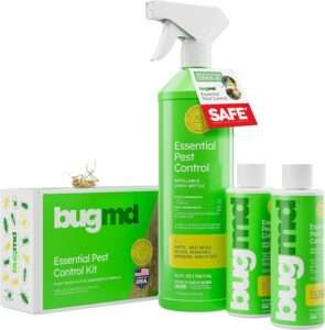 Nature's Dome Pest Killer Starter Kit – 3 Bottles (3x16oz) for Ant, Roach, Spider, Fly, and Flea – Plant-Based Essential Oil Formula for Indoor and Outdoor Use