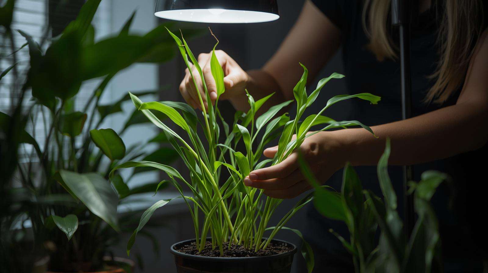 Fixing Stretched Leggy Indoor Plants Under Weak Lights