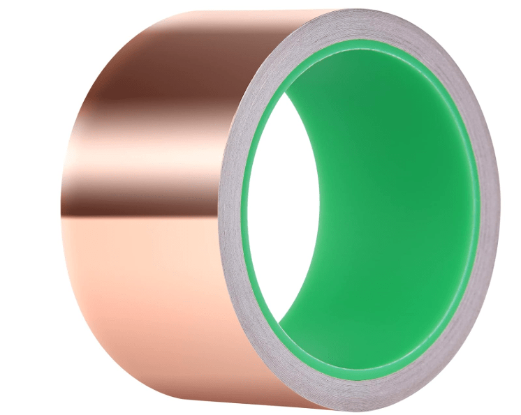 Kirecoo Copper Tape, Copper Foil Tape (2inch X 33 FT) with Conductive Adhesive for Guitar, EMI Shielding, Crafts, Electrical Repairs and Grounding 