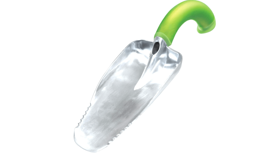 Radius Garden 106 Ergonomic Aluminum Hand Scooper, Original Green
