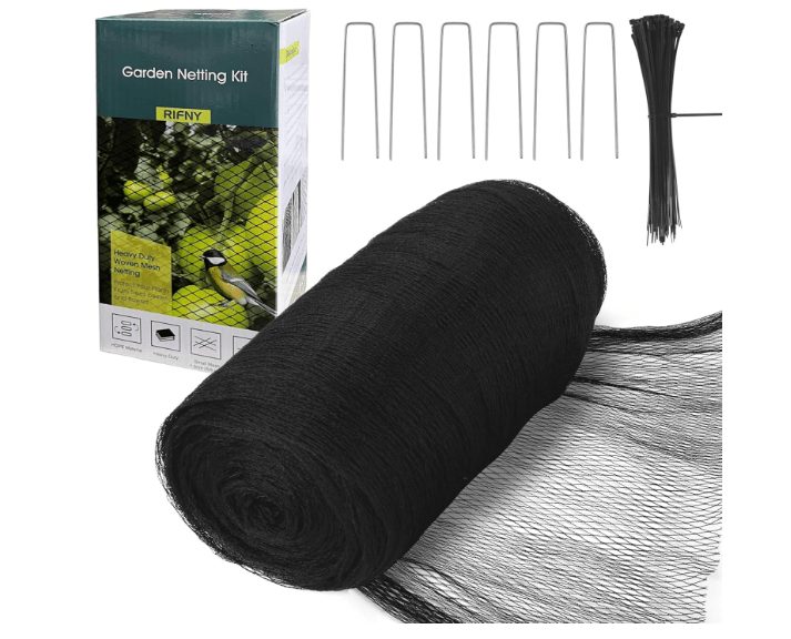 VIVOSUN Heavy Duty Bird Netting Kit with Fiberglass Hoops