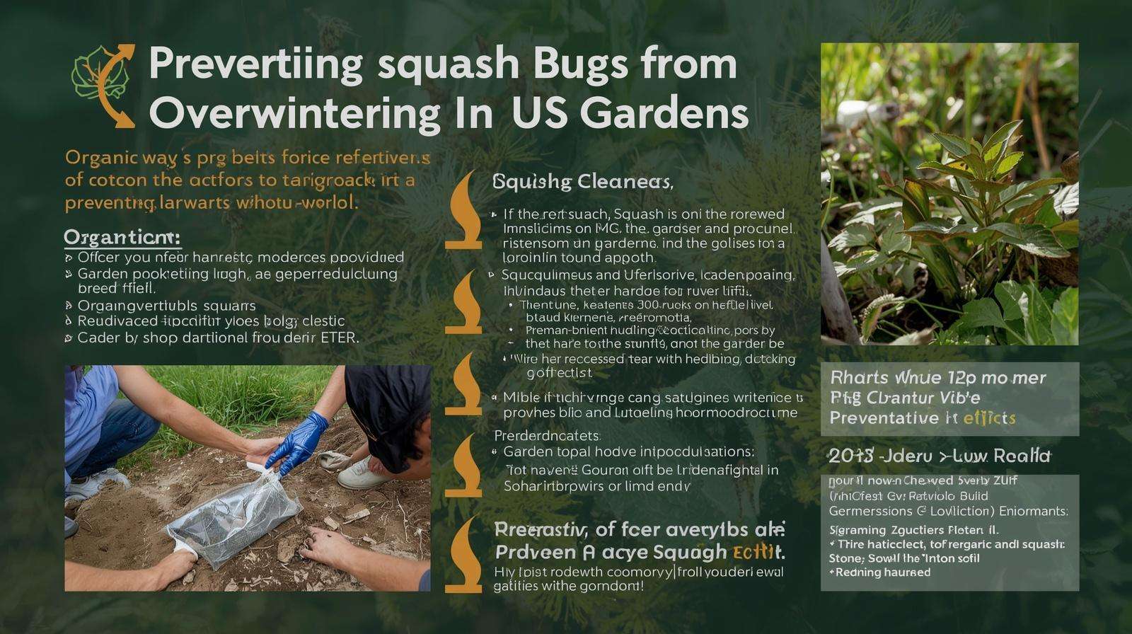 Preventing Squash Bugs from Overwintering in US Gardens