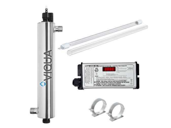 VIQUA VH410 Whole-Home UV Water System, 18 GPM, 3/4-1 Inch NPT, 100-240V