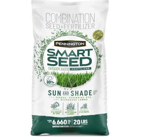 Pennington Smart Seed Sun and Shade Mix North Grass Seed, 20 lb