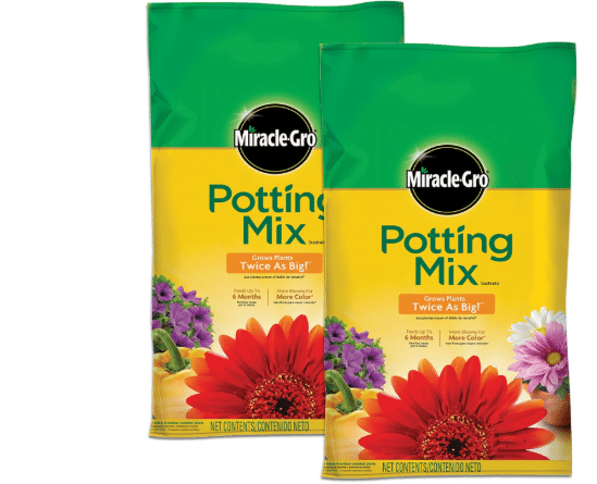 Miracle-Gro Potting Mix, 16 qt. (2-Pack)