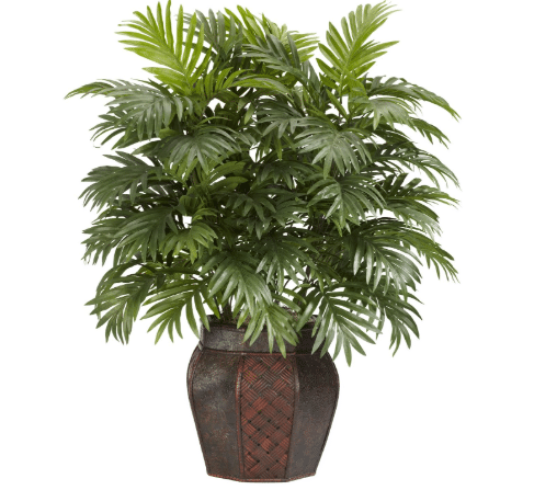 Nearly Natural Areca Palm with Vase Silk Plant, 38" x 27" x 25"