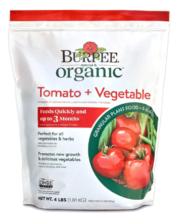  Click to see full view Burpee Organic Tomato & Vegetable Granular Plant Food, 4 lb