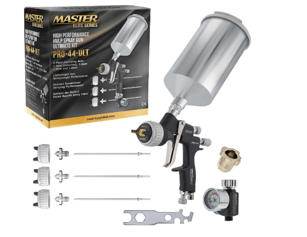 Master Elite High Performance PRO-44 HVLP Spray Gun Ultimate Kit