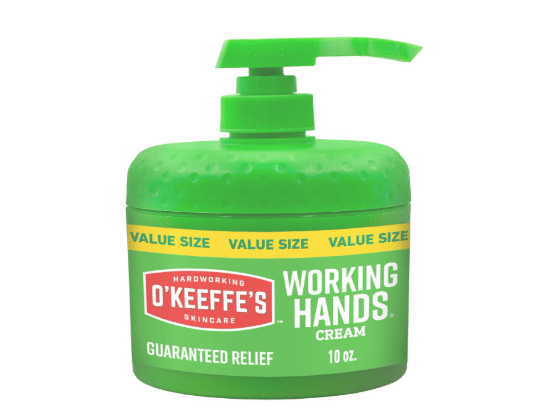 OKeeffes Working Hands Cream, Pumpable Jar, 10oz, Extreme Dryness