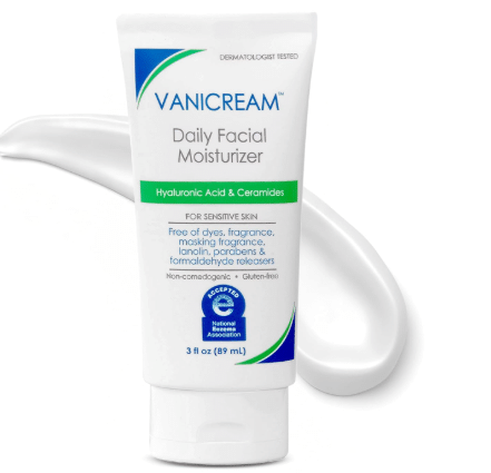 Vanicream Daily Facial Moisturizer, Lightweight, Non-Greasy, 3 Fl Oz