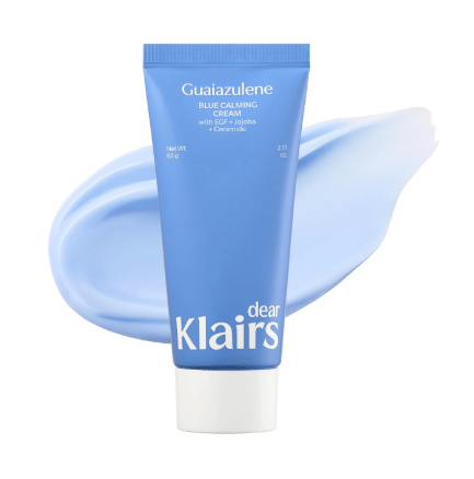 DearKlairs Blue Calming Cream - Face Moisturizer for Redness Relief, 2.11oz 
