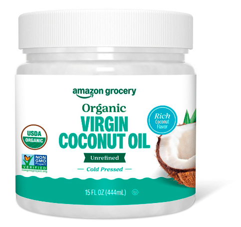 Amazon Grocery, Organic Virgin Coconut Oil, Non GMO, 15 Fl Oz (Previously Amazon Fresh, Packaging May Vary)
