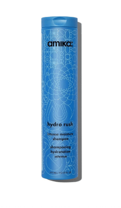 amika hydro rush intense moisture shampoo with hyaluronic acid