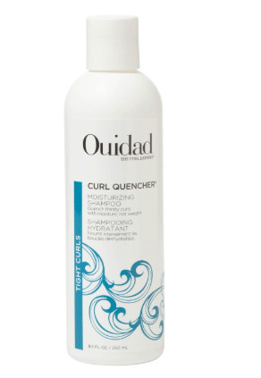 Ouidad Curl Quencher Moisturizing Shampoo for Tight Curls - Gentle Hydrating Cleanser for Shiny, Defined Curls, Nourishes Curly Hair From Within Without Stripping Hair, Silicone-Free