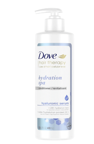Dove Hair Therapy Conditioner for Dry Hair Hydration Spa Hair Conditioner with Hyaluronic Serum 13.5 fl oz