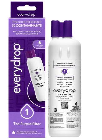 everydrop by Whirlpool Ice & Water Refrigerator Filter 1, Purple, EDR1RXD1