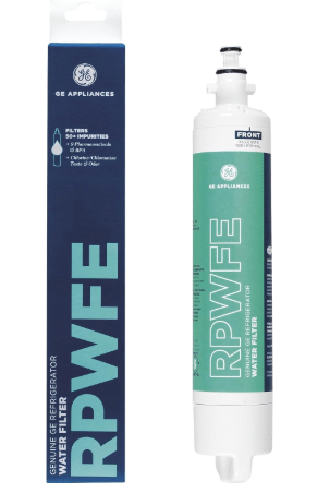 GE RPWFE™ Refrigerator Water Filter, Genuine Filter, Guaranteed Fit, 1-pack