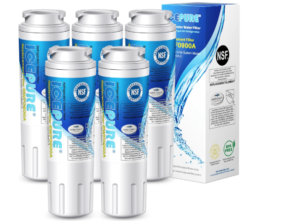 ICEPURE UKF8001 Filter Replacement for EveryDrop Filter 4, EDR4RXD1, 5 Pack