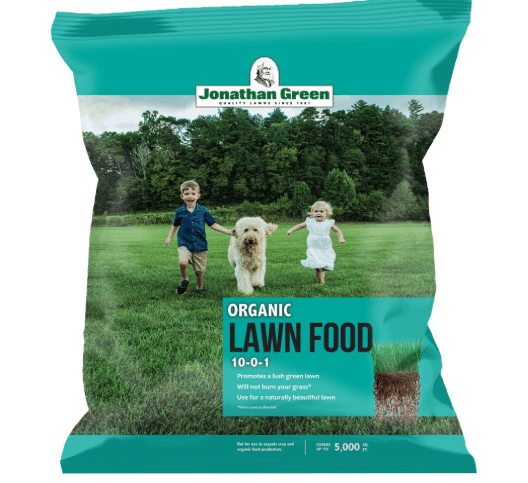 Jonathan Green Organic Lawn Food - 10-0-1 Grass Fertilizer - 5,000 Sq Ft 