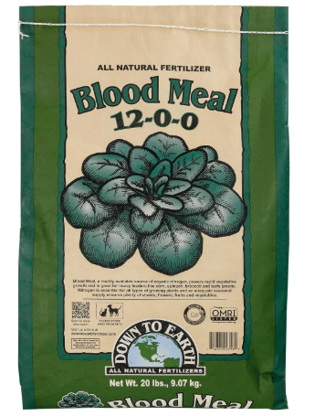 Down To Earth All Natural Fertilizers Organic Blood Meal - 12-0-0, 20 lb 