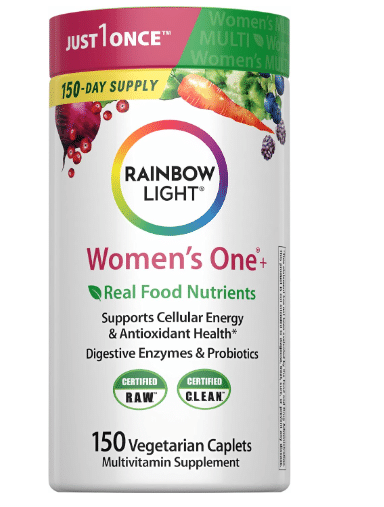 Rainbow Light Womens Multivitamin One + | 150 Caplets
