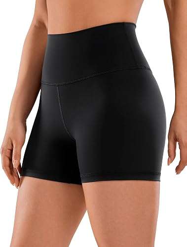 CRZ YOGA Women's Naked Feeling Biker Shorts