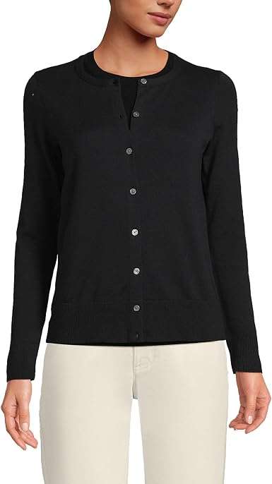Supima Cotton Fine Gauge Cardigan Sweater
