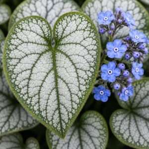 Siberian Bugloss 'Queen of Hearts', 1-Gallon Pot
