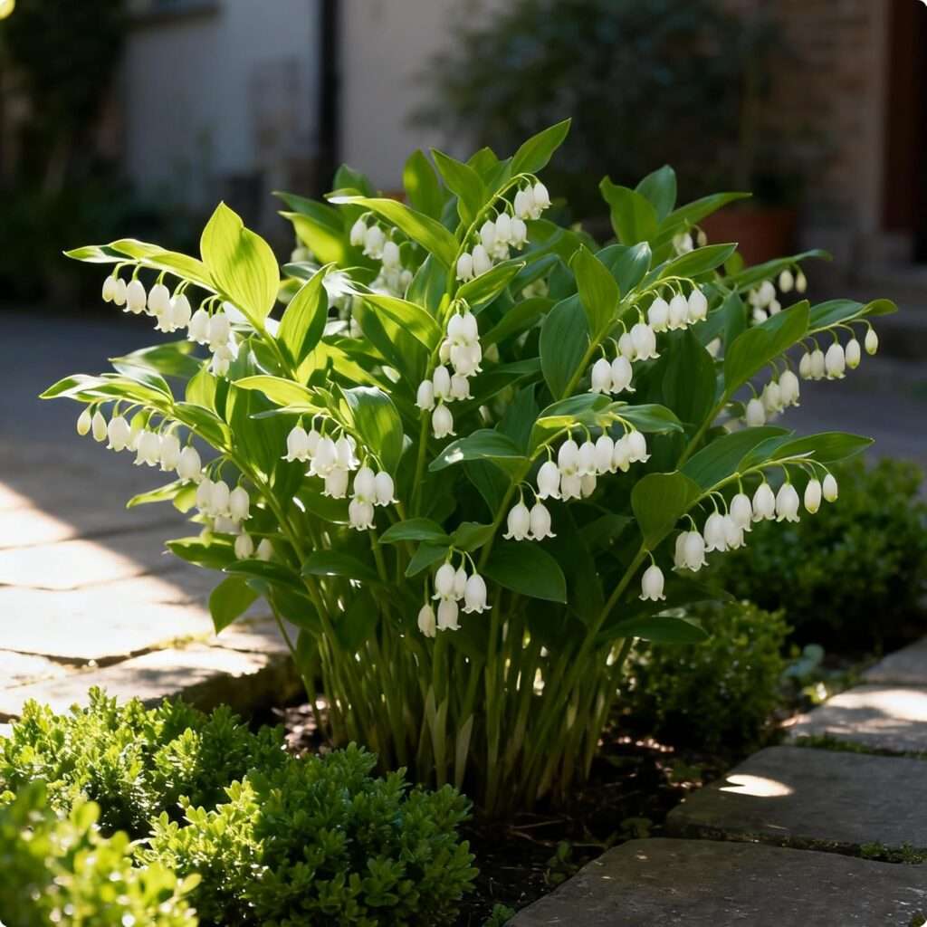 20PCS Polygonatum Flower Seeds for Planting, Perennial Solomon Seal Seed, Non-GMO Heirloom Solomon Seeds for Garden Borders Outdoor