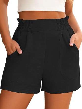 ANRABESS High-Waisted Airy Summer Shorts