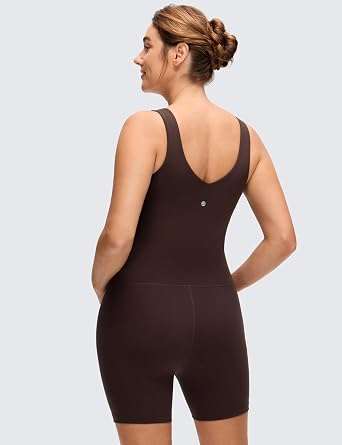 CRZ YOGA Women's Lightweight V-Neck Romper