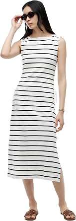 The Smart-Casual Hero: Tommy Hilfiger Interlock Knit Midi Dress