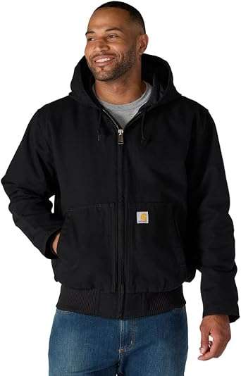 Carhartt Men’s Quilted Flannel-Lined Duck Active Jacket