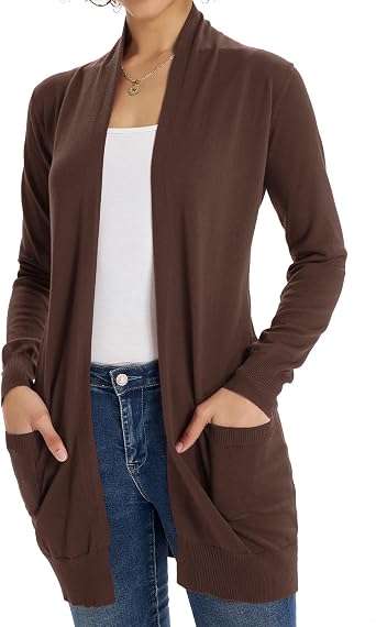 Grace Karin Women’s Open Front Knit Cardigan