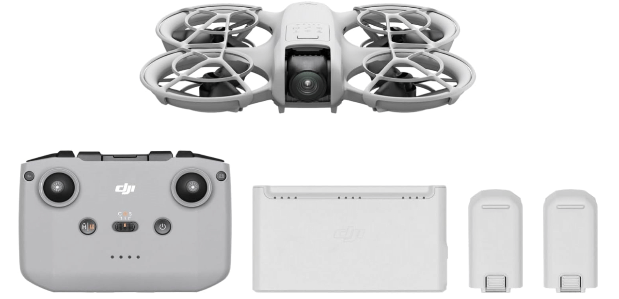 DJI Neo Fly More Combo, Mini Drone With 4K UHD Camera for Adults | 135g Self-Flying Drone That Follows You, Palm Takeoff, Subject Tracking, QuickShots, With...

