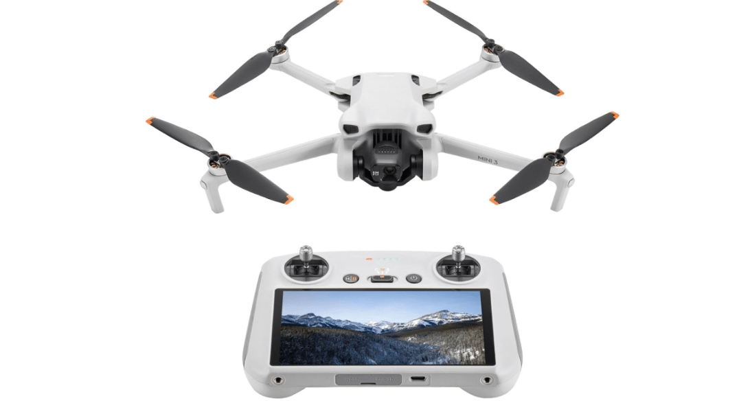 DJI Mini 3 With DJI RC, 3-Axis Mechanical Gimbal Mini Camera Drone | 4K HDR Video, 38-Min Flight Time, up to 32800ft (10km) Video Transmission, Vertical...
