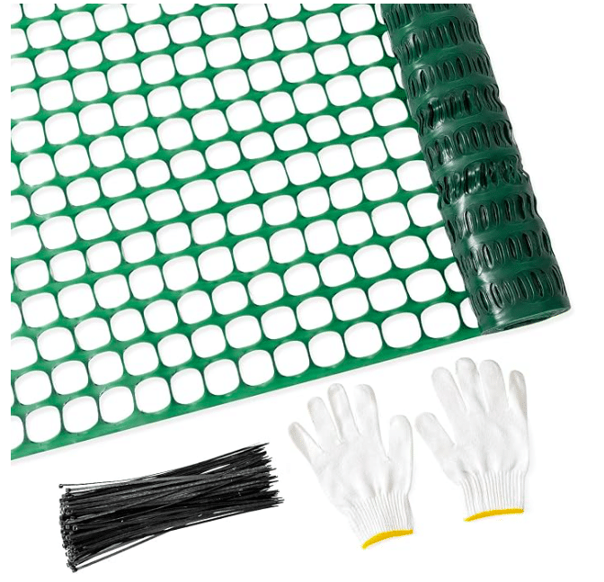 PotatoLife Plastic Mesh Fence — Best Budget Garden Protection
