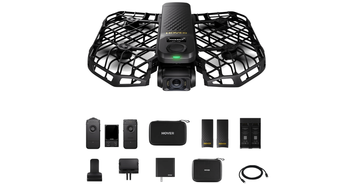 HOVERAir X1 PROMAX Fly Joy Combo, 8K Action Flying Camera, Foldable Drone | 42 KM/H Follow Speed, 10+ Fully Automatic Flight Modes, Fly Anywhere with... 