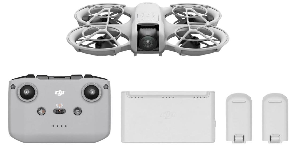 DJI Neo Fly More Combo, Mini Drone With 4K UHD Camera for Adults | 135g Self-Flying Drone That Follows You, Palm Takeoff, Subject Tracking, QuickShots, With... 