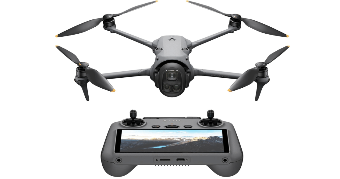 DJI Mavic 4 Pro Drone With DJI RC 2, Flagship Tri-Camera Drone | 100MP 4/3 CMOS Hasselblad Camera, Drone for Professionals, 30km/18.6mi Video Transmission,... 