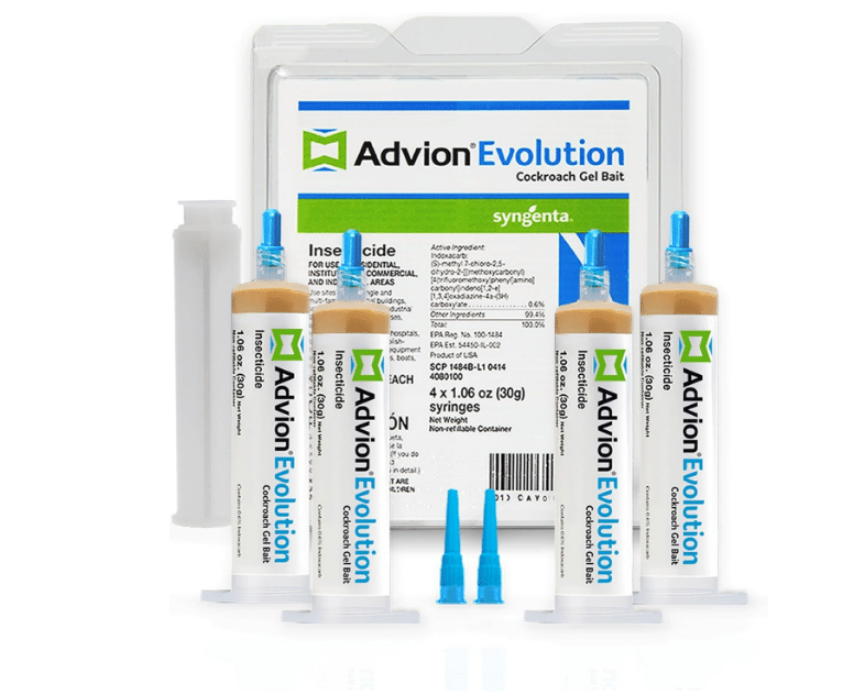 Syngenta - 61596 Evolution Cockroach Gel Bait, Size: 4 x 1.06 oz (30g), Various